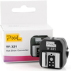 Pixel e-TTL Flash Hot Shoe Adapter with Extra PC Sync Port for Canon DSLRs and Flashguns