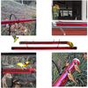 Hummingbird Feeder 15.7in, Hummingbird Feeder Tube Birds Feeding Transparent Pipe for Outdoor Garden, Deck, Patio, Yard (Red)