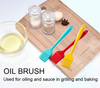 Silicone Basting Brush Heat Resistant Pastry Brushes Spread Oil Butter Sauce Marinades for BBQ Grill Barbecue Baking Kitchen Cooking,Baste Pastries Cakes Meat Desserts, Dishwasher safe, Four piece set