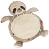 Taggies Sensory Stuffed Animal Soft Rattle with Teether Ring, Molasses Sloth