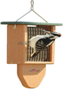 Kettle Moraine Recycled Plastic Double Suet Cake Tail Prop Suet Bird Feeder with Hanging Cable