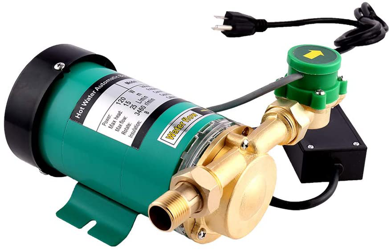 Shyliyu Pressure Pumps 115v 60hz 3 4 Inch Outlet 120w Water Pressure B