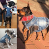 Dog Jean Jacket, Puppy Blue Denim Lapel Vest Coat Costume, Girl Boy Dog T-Shirt Clothes, Cool and Funny Apparel Outfits, Machine Washable Dog Outfits for Small Medium Dogs Cats
