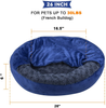 Calming Dog Bed & Cat Bed with Hooded Blanket, Cozy Donut Dog Cuddler Bed for Warmth and Anti-Anxiety, Luxury Orthopedic Cushion Pet Beds for Small and Medium Dogs Puppy or Kittens