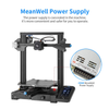 Official Creality Ender 3 V2 3D Printer Upgraded Integrated Structure Design with Silent Motherboard MeanWell Power Supply and Carborundum Glass Platform Printing Size 8.66x8.66x9.84in