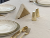 Modern Matte Gold Napkin Holder for Dining Table, Kitchen Countertop, Paper Organizer, Decorative Stainless Steel Cocktails, Organizer & Dispenser Gift
