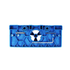 35mm Concealed Hinge Jig Boring Hole Drill Guide Cutter Bit Set Door Boring Hole Template and Bit for Cabinet Door Installation for Tool Carpenter. (blue)