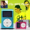 USB Clip MP3 Player LCD Screen Lossless Sport Music Player with Earphones Support 32GB Micro SD TF Card