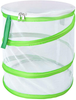 Butterfly Habitat Insect Cage - Round Pop Up Mesh Net 12 x 14 Inches Tall with Side and Top Windows