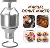 SHIYANLI 2.5L Donut Maker Food Processor Stainless Steel Dispenser Donut Mould Adjustable Size Snack Machine