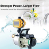 TDRFORCE 1/2 HP Pressure Booster Pump Automatic Water Pump Tankless Shallow Well Self-priming Jet Pump System
