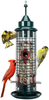 Bird Feeder Metal Material Hanging Wild Birds feeders for Outside w/4 Perches, 1.2-Pound Seed Capacity