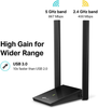 TP-Link USB WiFi Adapter Dual Band Wireless Network Adapter for Desktop PC (Archer T4U Plus)- AC1300Mbps with 2.4GHz/5GHz High Gain 5dBi Antennas, Supports Windows 10/8.1/8/7, Mac OS 10.9 - 10.14
