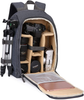 G-raphy Camera Backpack Photography DSLR Camera Bag Waterproof with Laptop Compartment/Tripod Holder for Dslr slr Cameras (Khaki)