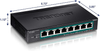TRENDnet 8-Port Gigabit EdgeSmart PoE+ Switch, 8 x Gigabit PoE+ Ports, 64W PoE Power Budget, Managed PoE+ Switch, Wall Mountable, Desktop Ethernet Switch, Lifetime Protection, Black, TPE-TG82ES