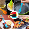 Silicone Basting Brush Heat Resistant Pastry Brushes Spread Oil Butter Sauce Marinades for BBQ Grill Barbecue Baking Kitchen Cooking,Baste Pastries Cakes Meat Desserts, Dishwasher safe, Four piece set