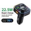 Bakeey 22.5W 2 Usb-As +PD Port FM Bluetooth Transmitter Fast Charging Car Charger Wireless Handsfree Car Mp3 Player for Mobile Phone