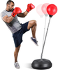 Punching Bag with Stand for Kids & Adults Punching Bag- Boxing Bags for Kids and Adults, Adjustable Stands are Perfect for Exercise and Fitness Fun for Family.