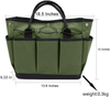 Rainleaf Green Gardening Tool Bag only,Garden Tote Storage Bag,Hand Tool Organizer for Indoor and Outdoor