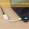 USB 3.0 to Ethernet Adapter, CableCreation SuperSpeed USB to RJ45 Network Supporting 10/100/1000 Mbps Gigabit for MacBook, Windows, XPS, Surface Pro, Notebook, White