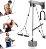 BOMINFIT 3-in-1 Pulley System Fitness Equipment Multifunction Biceps Triceps Hand Strength Trainning Home Gym Sport Exercise