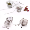 4 Size Stainless Steel Tea Strainer Infuser Tea ball Locking Ball Tea Spice Mesh Herbal Ball Cooking tools With Chain