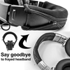Replacement Headband Cover Compatible ATH M50X M50 M40X M40 M30X M20X Headphones (Black)