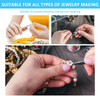 Jewelry Making Kits Wire Wrapping Kit Jewelry Making Supplies Kit with Jewelry Making Tools Earring Charms Jewelry Findings and Helping Hands for Jewelry Making and Repair