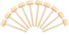 Gonioa 10Pcs Natural Wooden Crab Mallet Seafood Lobster Shellfish Cracker Hardwood Hammer for Making Crab Cakes, Gumbo, Lobster roll and More