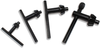 Amgiimor 4Pcs Black Drill Press Replacement Drill Chuck Keys Drill Chuck Wrench for Drill Presses - 3/4" / 5/8" / 1/2" / 3/8"
