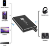 HiFi Headphone Amplifier, Portable Headphone amp 3.5mm Stereo Audio Out, Support Impedance 16-300Ω Headset, Headphone Amplifier Compatible Phone, MP3, MP4, Laptop and Tablets etc