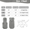 PUPTECK Winter Dog Cat Sweater Coat - Soft Cold Weather Clothes Knitwear for Kitties & Small Dogs Indoor Outdoor Walking Warm, Knitted Classic for Doggies Kitties Girls Boys