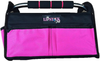 Pink Tote Bag Multi-Purpose Collapsible Wide Mouth Tool Box Organizer With Steel Handle. Great for Home Improvement/Contractors Tools. Heavy Duty Storage Pockets. With Over the Shoulder Strap