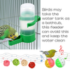 14 Pcs Bird Toys - Hanging Birds Cage Toys, Bells, Swings, Ladder, Chewing Toys, Rattan Balls, Molar, Water Feeder for Small and Medium Parrots, Parakeets, Cockatiels, Conures, Love Birds, Finches