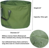 Yard Waste Bag, 33 Gallon Collapsible Leaf Bag, Reusable Heavy Duty Garden Tote Bag