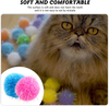Rimobul 20PCS 1.5INCH New Generation Extra Large Cat's Favorite Chase Glitter Ball Toy Sparkle Pom Pom Balls