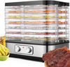 Food Dehydrator with Digital Temperature Control,Electric 7-Trays Meat Dehydrator Machine BPA Free Multi-Tier for Beef Jerky/Meat/Fruit/Nut/Herb/Vegetable