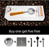 NEOUZA Coffee 51mm Bottomless Portafilter Compatible with DeLonghi Espresso Machine EC680/EC685, No Base Filter Holder, Wooden Coffee Handle，Free gifts: fillter Basket, Spoon, tamper mat