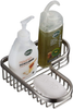 SANLIV Solid Brass Corner Shower Soap Basket - Wire Shower Caddy for Hotel Bathrooms in Brushed Nickel Finish