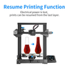 Official Creality Ender 3 V2 3D Printer Upgraded Integrated Structure Design with Silent Motherboard MeanWell Power Supply and Carborundum Glass Platform Printing Size 8.66x8.66x9.84in