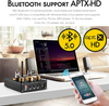 P1 Bluetooth 5.0 Vacuum Tube Preamplifier Hi-Fi Valve Headphone Amplifier Wireless Receiver Audio Decoder Preamp USB DAC APTX-HD