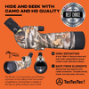 TecTecTec SPROWILD Spotting Scope 20-60x60 with Tripod Waterproof-Phone Adapter-Soft Bag BAK4-FMC for Hunting and Target Shooting and Watching Wildlife Scenery - Camo