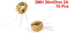 uxcell a13071500ux0200 10 Piece Toroid Core Co mmon Mode Inductor Choke 2MH 30mOhm 2 Amp, Coil