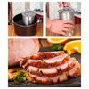 Stainless Steel Ham Maker, Meat Press with a Thermometer & 20 PCS Cooking Bags, Pressure Ham Cooker for Homemade Deli Meat
