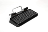 RYMEK Typewriter Style Mechanical Wired & Wireless Keyboard with Tablet Stand, Bluetooth Connection (All Black)