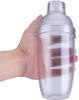 Cocktail Shaker, 700cc Resin Drink Shaker Milk Tea Shot Shaker BarTool with Anti-leakage Desgin for Bartender Drinking Shop Home Drinking