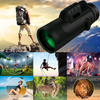 Monocular Telescope,12x60 High Power Monocular Scope with Smartphone Holder & Tripod, BAK4 Prism Waterproof Monocular for Adults, HD Monocular Telescope for Bird Watching, Hunting, Camping, Traveling