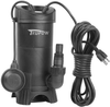 Trupow 1HP 110V Submersible Electric Plastic Sewage Drain Flood Clean/Dirty Water Sump Transfer Pond Garden Pump