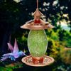 Solar Bird Feeder for Outside / Hanging Solar Garden Lights / Solar Lantern / Hand Crafted Mosaic Garden Décor / Unique Bird Feeders