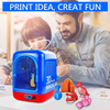 LONENESSL 3D Printer for Kids & Beginners with Free Testing Filament, Adjustable Speed,Free-Slice,Resume Printing,Toy for Boys & Girls Ages 6+, Printing Size 80x80x80mm